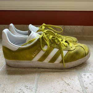 Adidas GAZELLE suede sneakers RARE neon